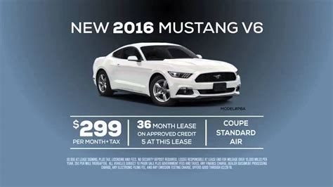 mustang lease deals near me